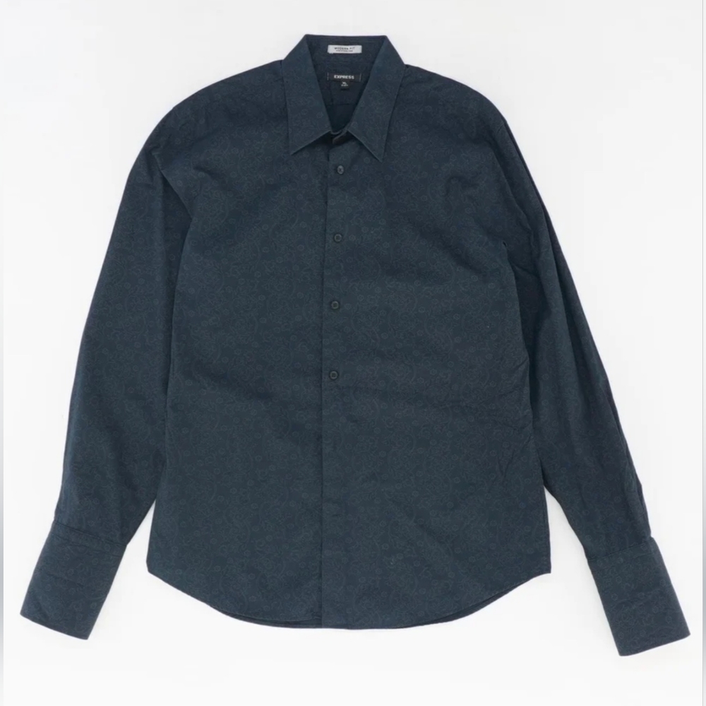 Express Modern Fit Men's Button-down Shirt - Size XL